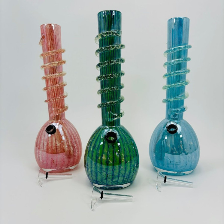 12 Inches - Soft Glass Waterpipe