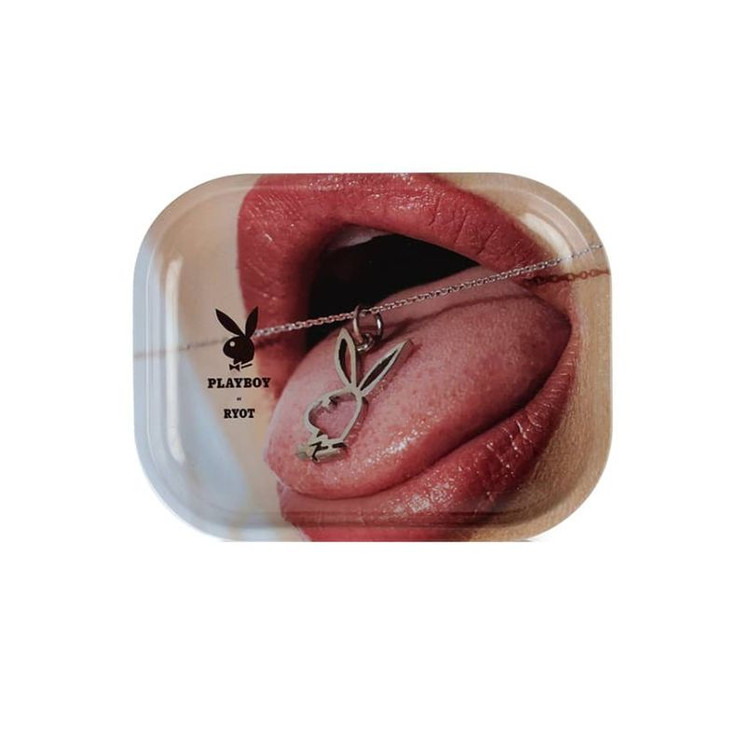 Playboy by Ryot - Tin Tray Small - 7 Inches X 5.5 Inches - Playboy Pendant Mouth
