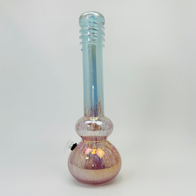 Soft Glass Waterpipe - 16 Inches (GR-Y-125)