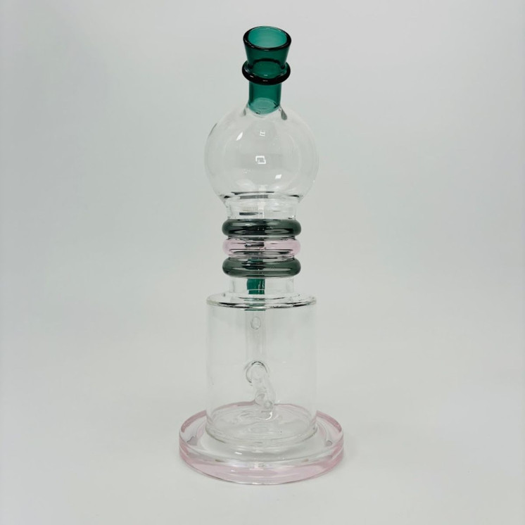 Telescope Waterpipe - 9 Inches - With Inline Perc - (RH-183)