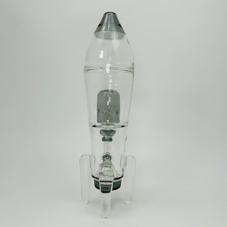 13 Inches - Waterpipe Space Rocket - RH-184-Smoke