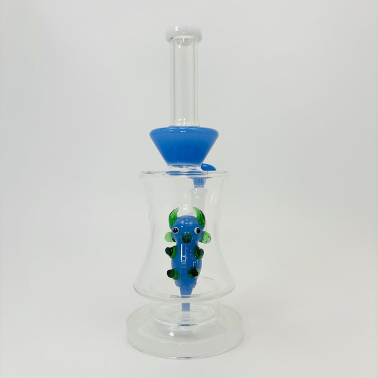 11 Inches - Waterpipe With Bulls Shower Perc - RH-188-White