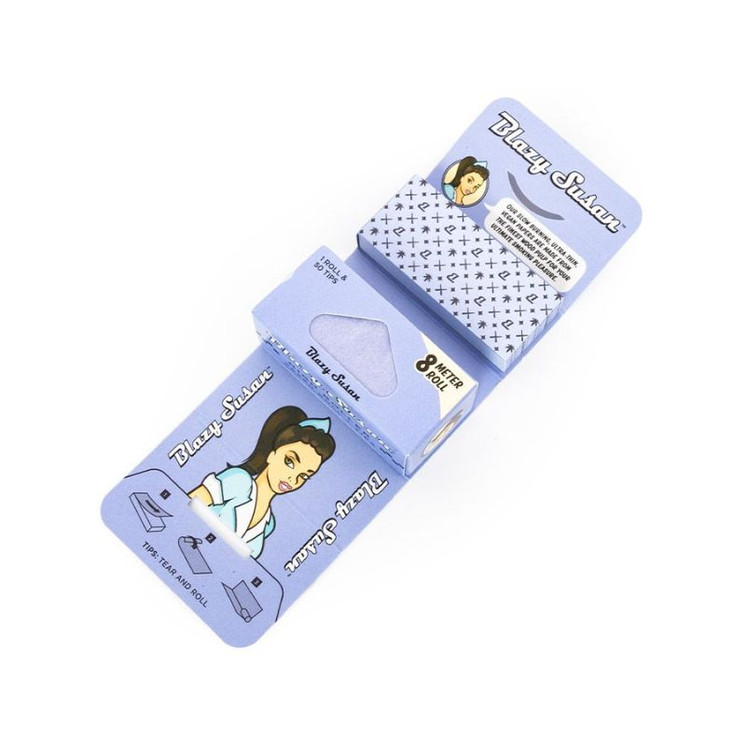 Blazy Susan - Purple High Roller Kit - 8mX44mm Wide Roll - 16 Counts Tips 