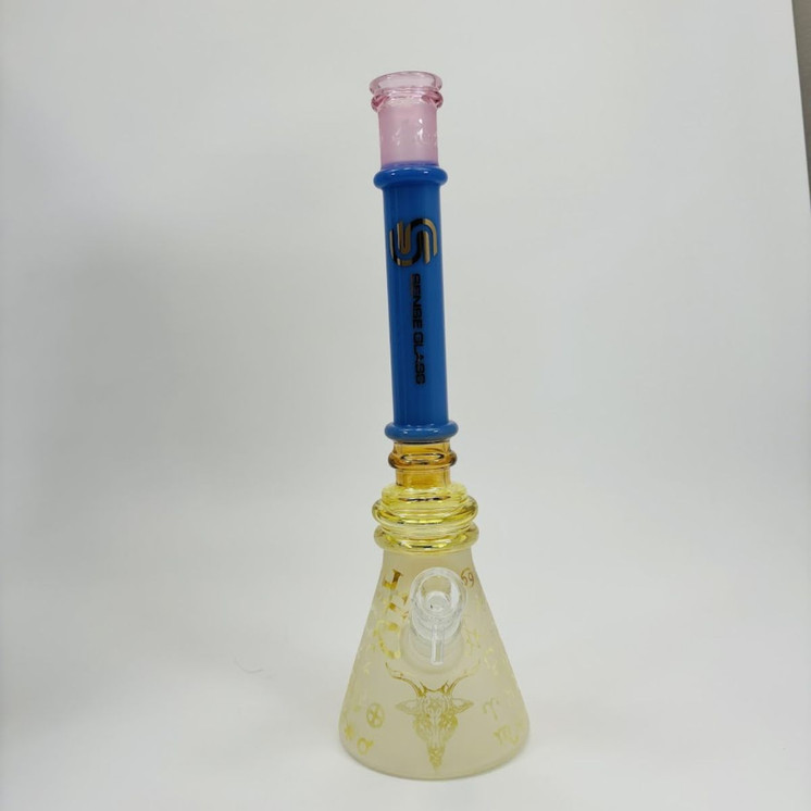 Sense Glass - Lucifer Beaker Waterpipe - 15 Inches