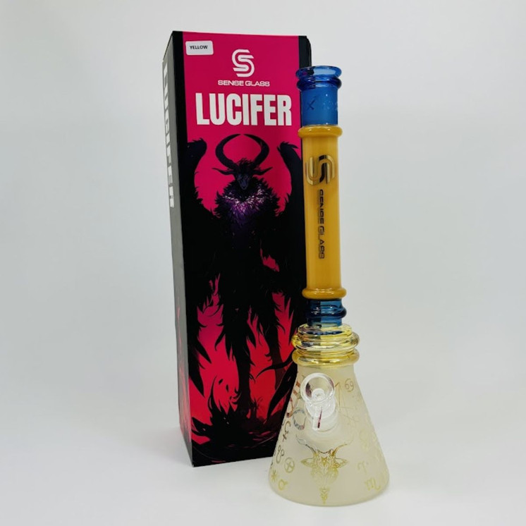 Sense Glass - Lucifer Beaker Waterpipe - 15 Inches
