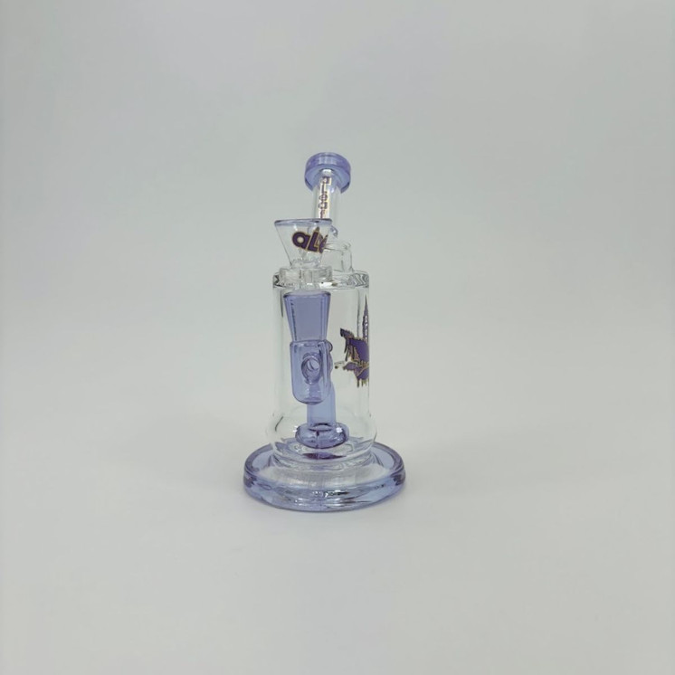 Aleaf - 5 Inches - Mini Waterpipe With Showehead Perc Purple