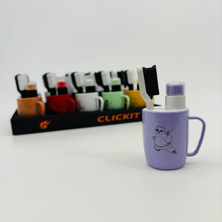Clickit - Lighter Toothbrush Cup Torch - 20 Counts Per Display - GH-10821