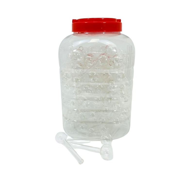 Oil Burner - 4 Inches - Heavy Clear - Price Per Pieces