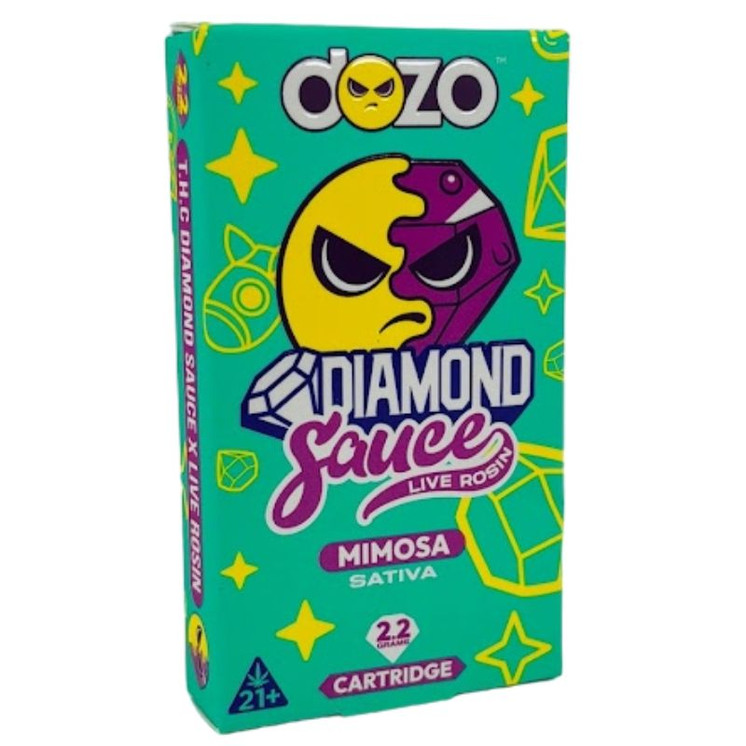 Dozo - Diamond Sauce - Live Resin - 2.2 Grams - Cartridge-Mimosa Sativa