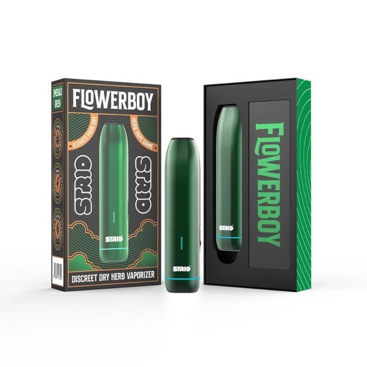 Strio - Flowerboy Dry Herb Vaporizer-Emerald Green