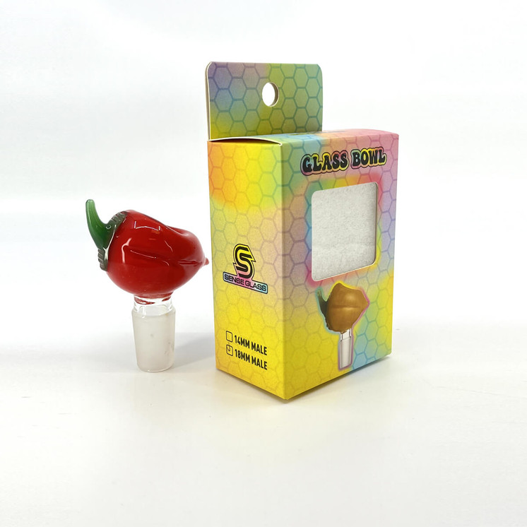 Sense Glass Male Bowl - 18mm 