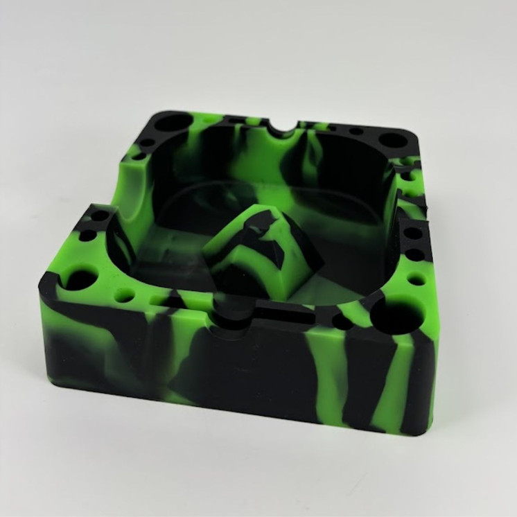 Silicone Ashtray Square - 5 X 5 Inches - A1