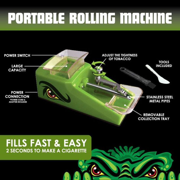 Smokezilla - Portable Rolling Machine - Green