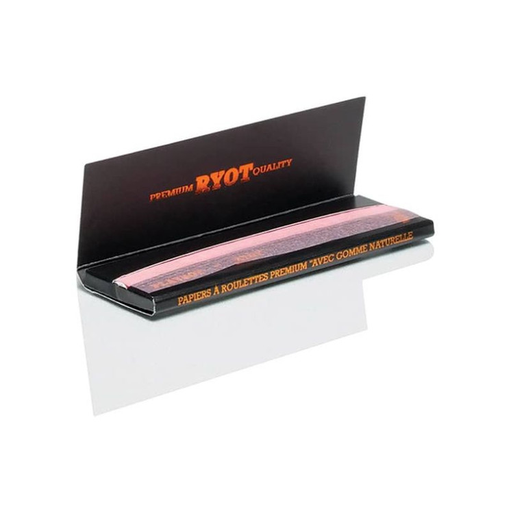 Playboy by Ryot Rolling Papers - 1 1/4 Size - 25 Counts Per Box - ROSE GOLD