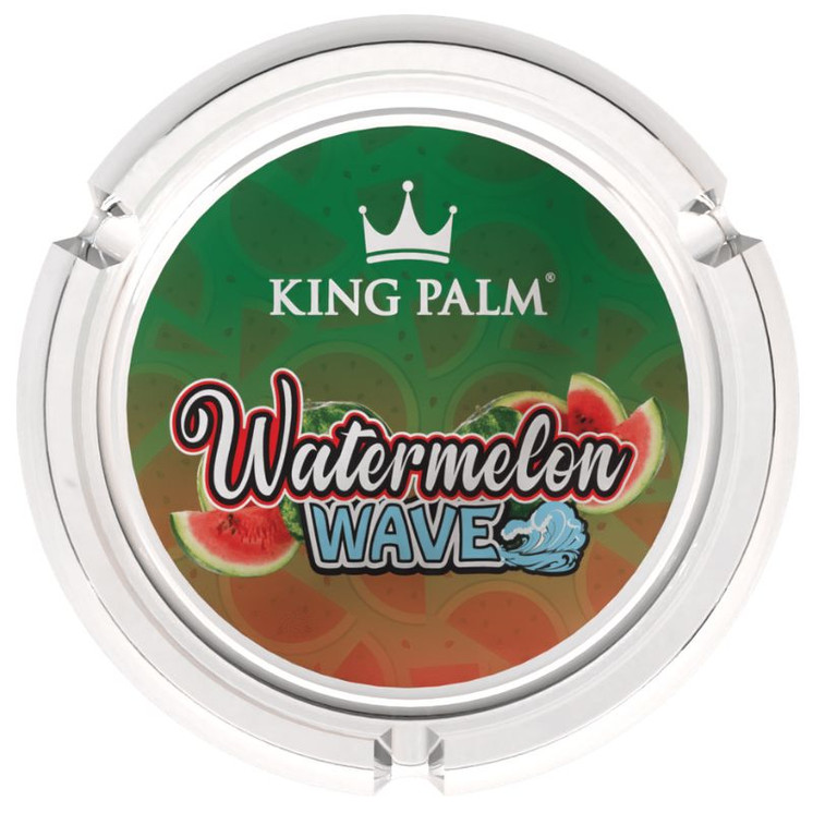 King Palm - Ashtray Glass Flavor Series - KP-3499-WATERMELON WAVE 