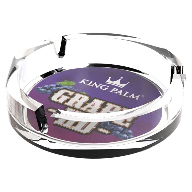 King Palm - Ashtray Glass Flavor Series - KP-3499-GRAPE HD