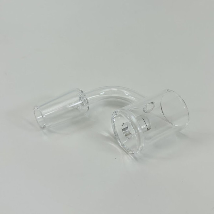 Quartz - Banger Core Reactor - 5 Counts Per Pack - 90 Degree Angle With Male Joint - 18MM