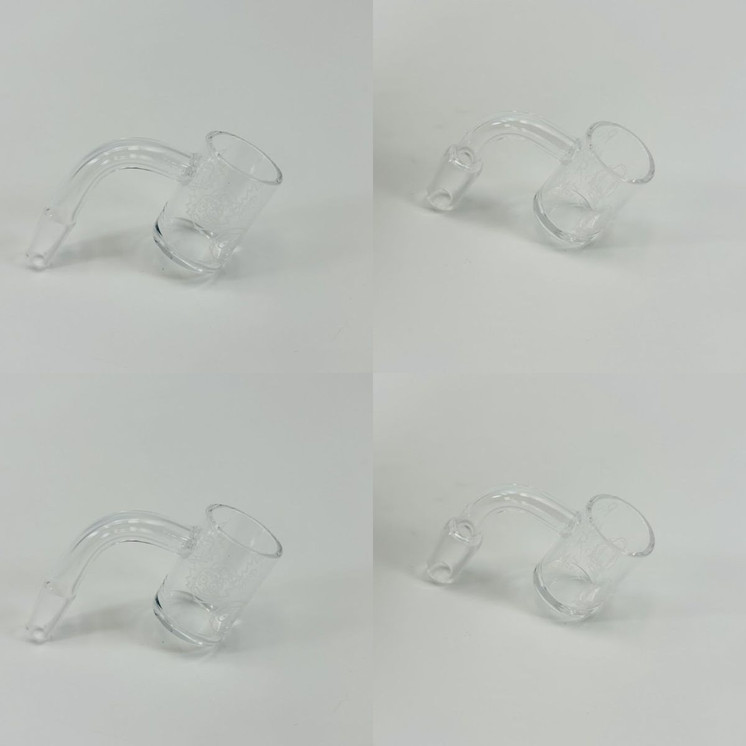 Quartz - Banger - 90 Degree With Male Joint - Random - 5 Counts Per Pack 