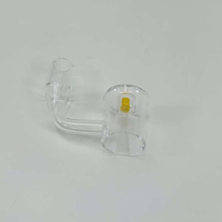 Quartz Banger - Cadmium Core - 90 Degree Angle With Male Joint - 5 Counts Per Pack  