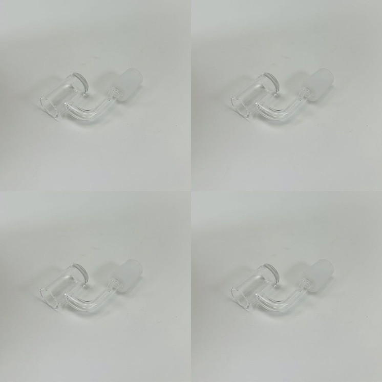 Quartz Banger With E-nail - 90 Degree Angle With Male Joint - 5 Counts Per Pack