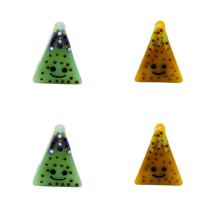 Pizza Handpipe - 3 Inches - Assorted Colors - Price Per Piece