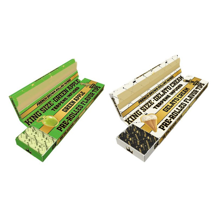 King Palm - King Size Papers With Flavored Tip - 32 Packs - 24 Packs Per Box