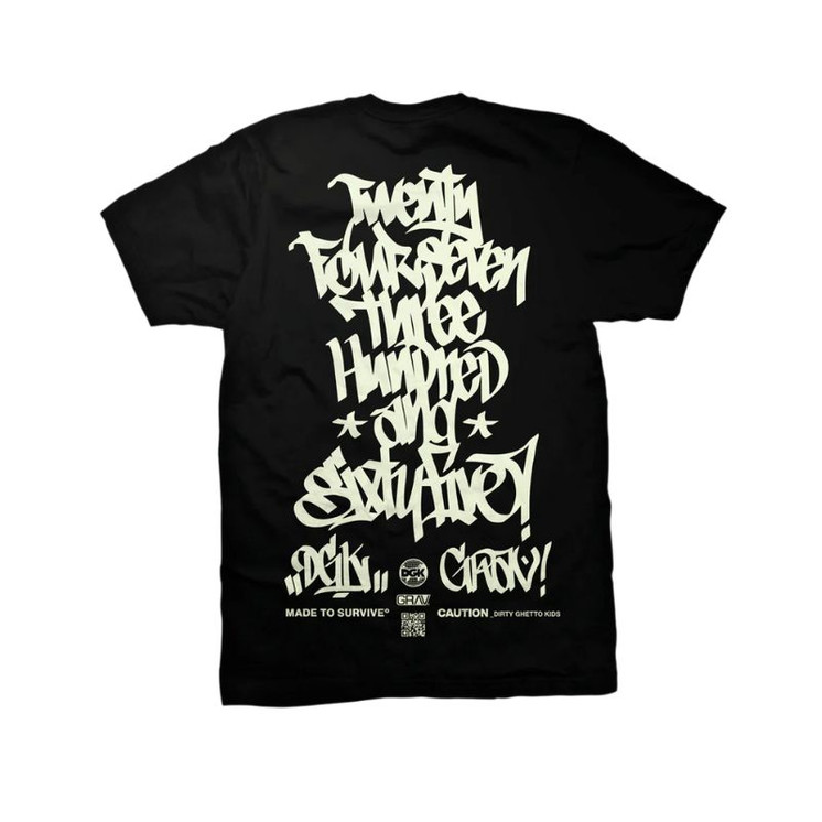 Grav® - DGK® - Made to Survive - Glow in the Dark - T-shirt - Assorted Size