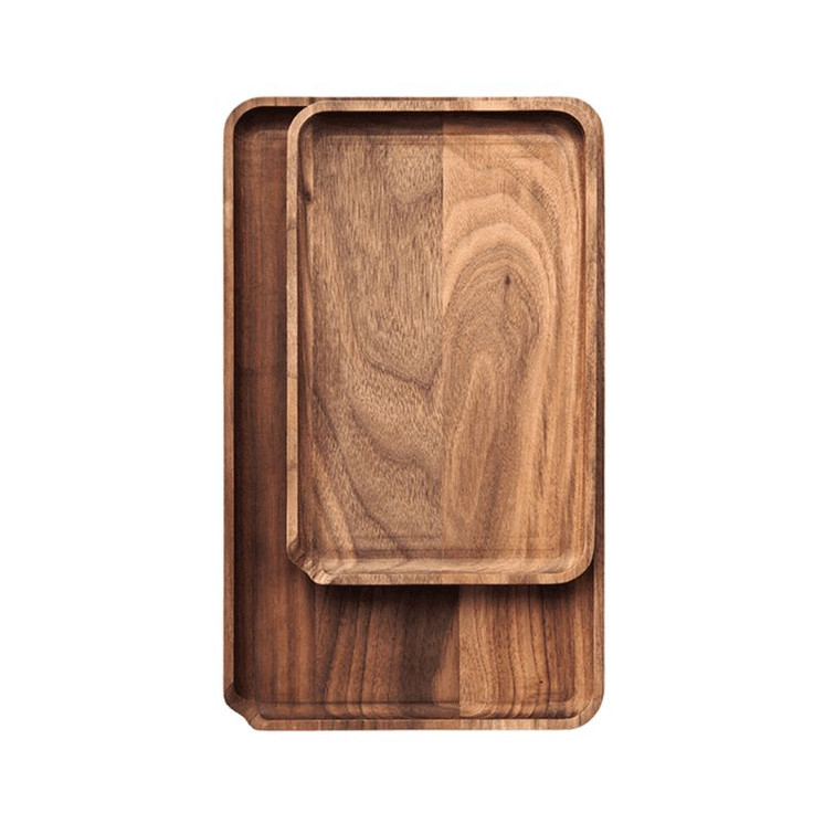 Marley Natural - Rolling Tray Wood Large - 12 Inches X 7 Inches - With Scrapper