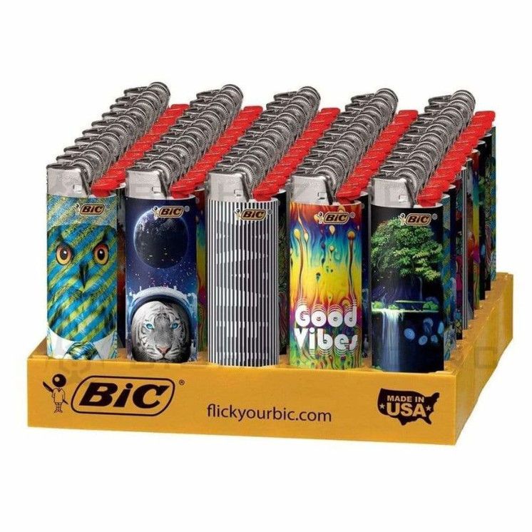 Bic Prismatic Series Lighter - 50 Counts Per Display