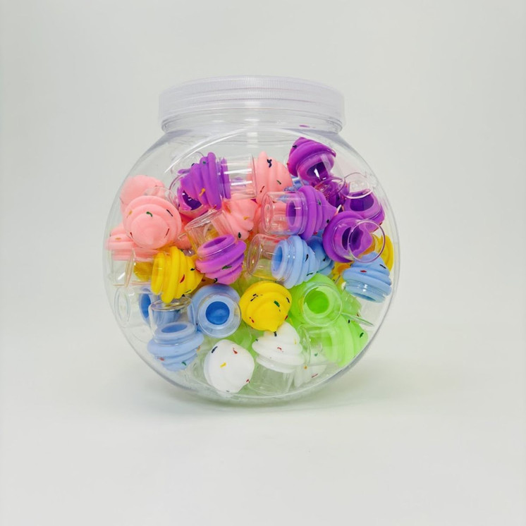 Silicon Wax Container Ice Cream - 5 ml - 72 Counts Per Jar - SL136ICE