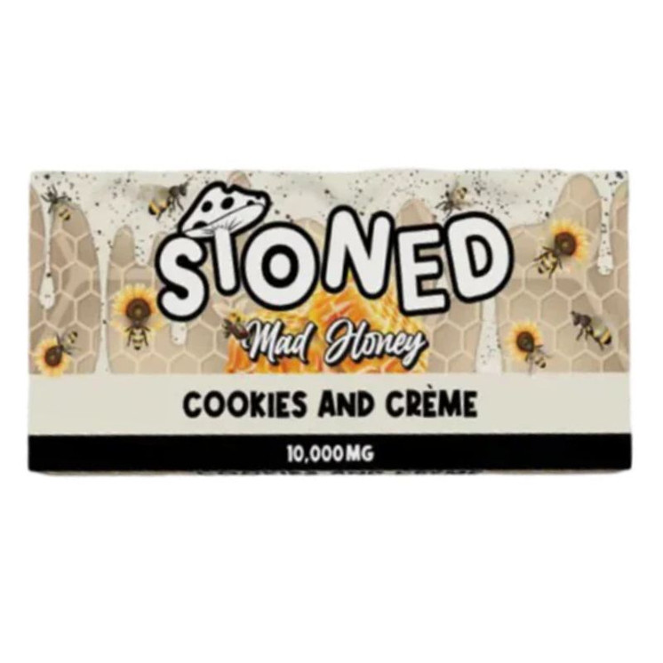 Stoned - Mad Honey Chocolate Bar - 10000mg - Cookie N Creme