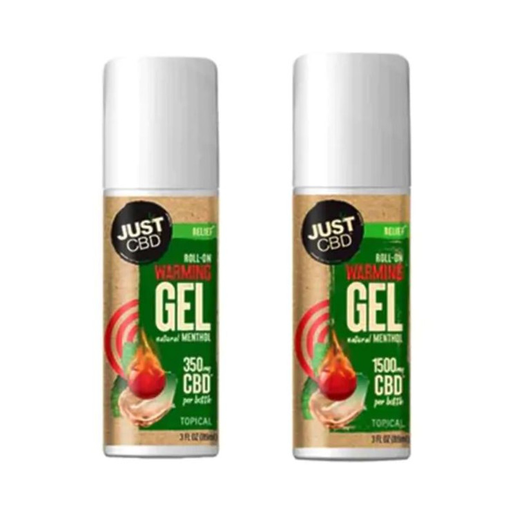 Just Cbd - Roll On Warming Gel - 3oz - With Menthol