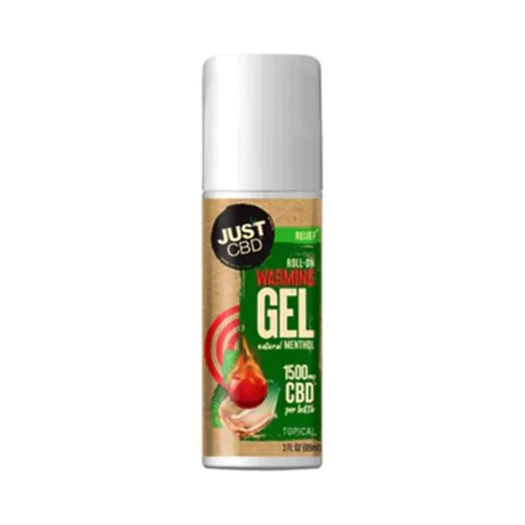 Just Cbd Roll On Warming Gel With Menthol - 1500mg - 3oz