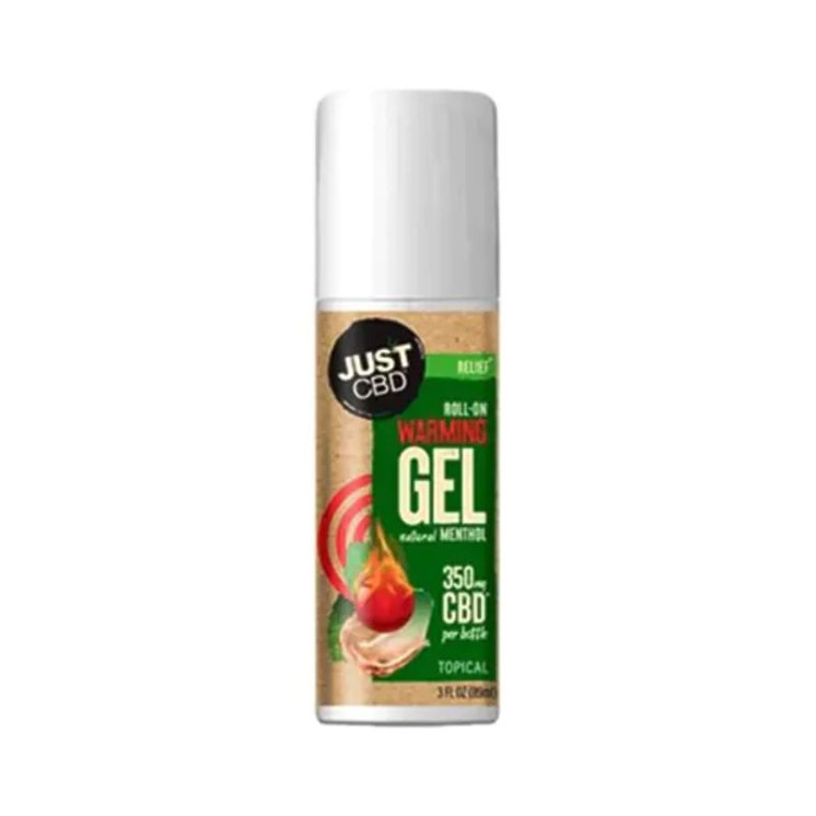 Just Cbd - Roll On Warming Gel - 3oz - With Menthol-350mg