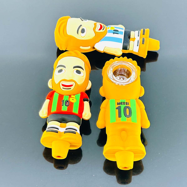 4 Inches - Silicone Handpipe - 4 Pieces Per Pack