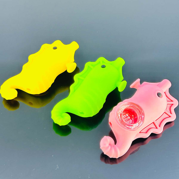 4 Inches - Silicone Handpipe - 4 Pieces Per Pack