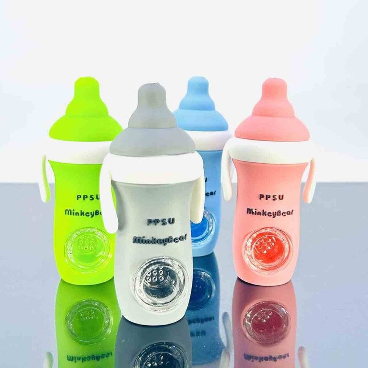 4 Inches - Silicone Handpipe - 4 Pieces Per Pack