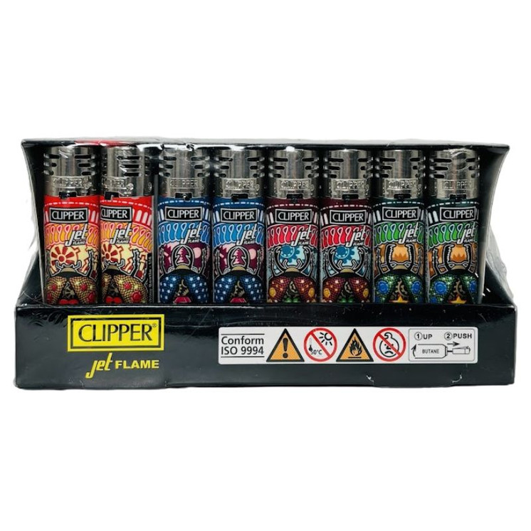 Clipper - Jet Flame Galactic Collection - 48 Pieces Per Box - Assorted Design - CKJ11R -BLEETE