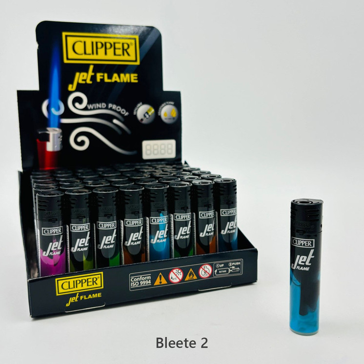 Clipper Jet Flame Galactic Collection - 48 Counts Per Box - Assorted Designs - CKJ11R 