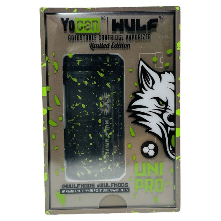 Wulf - Uni Pro Limited-BLACK WITH GREEN SPLATTER