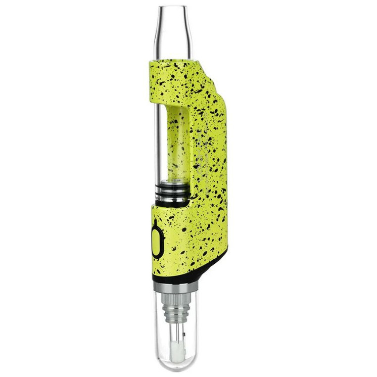 Lookah - Seahorse Pro Plus - Dab Pen Vaporizer Kit-NEON GREEN BLACK SPLATTER