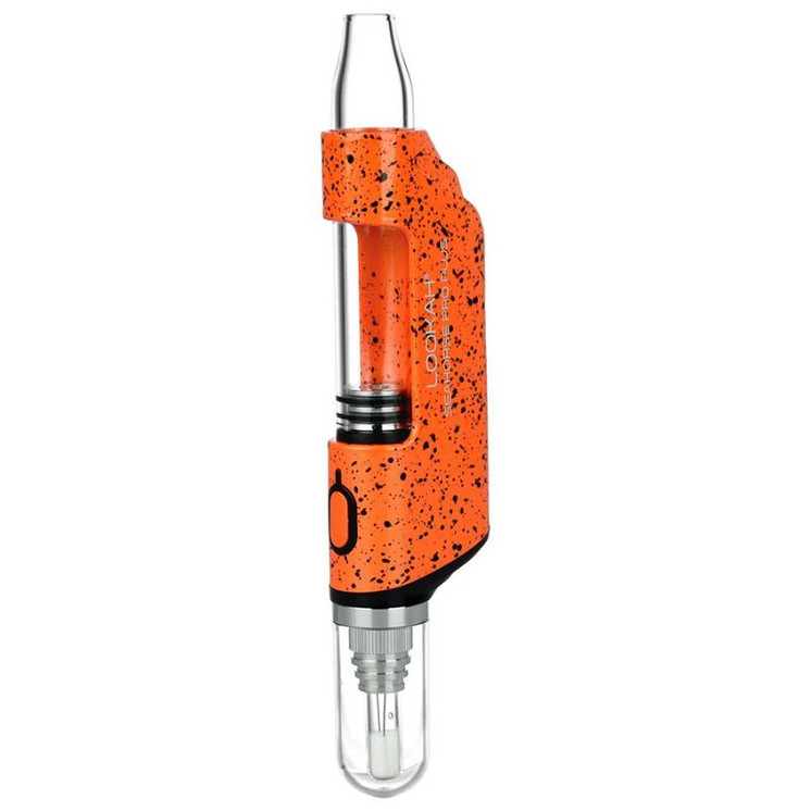 Lookah - Seahorse Pro Plus - Dab Pen Vaporizer Kit-ORANGE BLACK SPLATTER