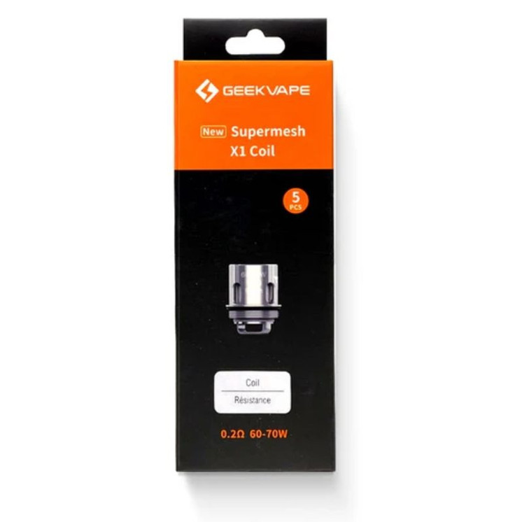 Geek Vape - Supermesh X1 Coils 0.2 Ohm - 5 Pieces Per Pack