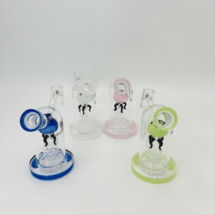 Helios Glass - Waterpipe With Jellyfish Showerhead Perc