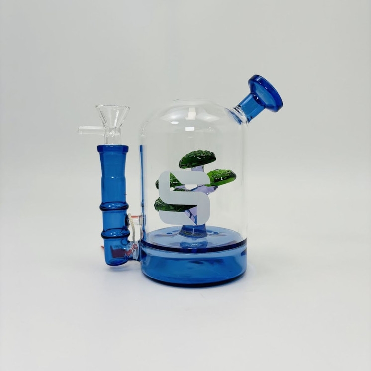 Silo Glass - 6 Inches - Bonsai Tree Waterpipe - SILO-119-BLUE