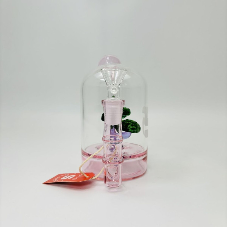 Silo Glass - 6 Inches - Bonsai Tree Waterpipe - SILO-119-PINK