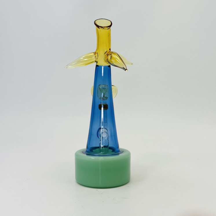 7 Inches - Waterpipe Palm - (RH-210)-GREEN