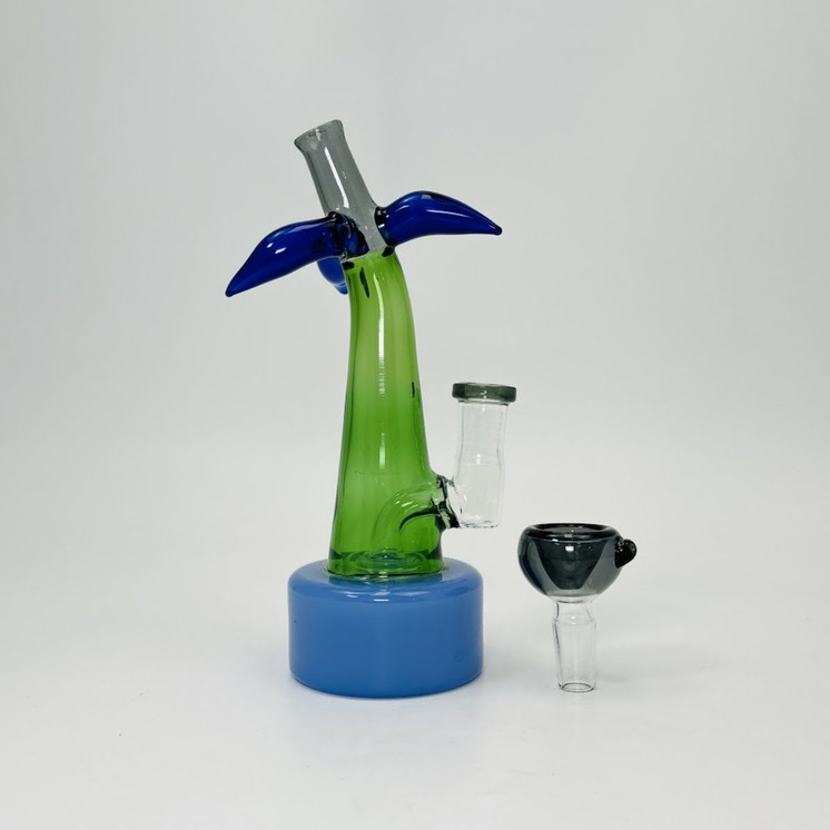 7 Inches - Waterpipe Palm - (RH-210)-BLUE