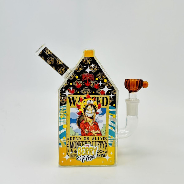 Dabtized - Glass Juice Carton Led Rig With Inline Downstem - 6 Inches