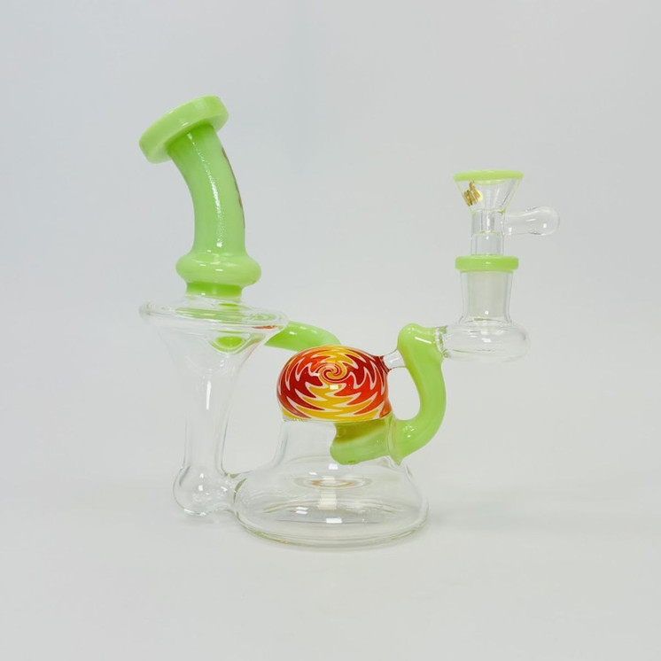Aleaf - Recycler Wig Wag Waterpipe - 7 Inches - AL2089